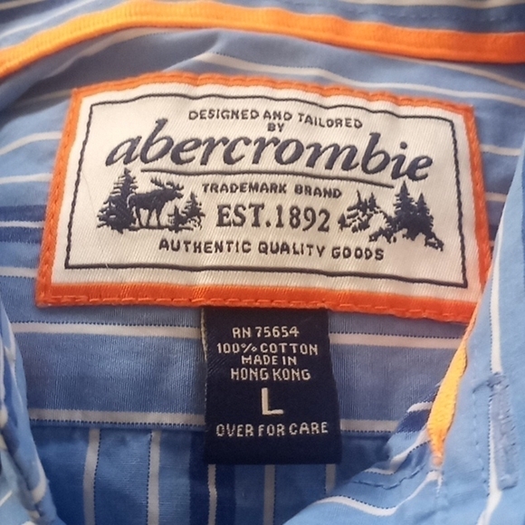 NWOT...ABERCROMBIE Tailored Shirt  Youth L - Picture 3 of 5